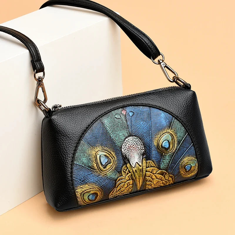 Women's Luxury Leather Top-Handle Bags Brand Design Printing Shoulder Crossbody Bags High Quality Handbags and Purses Sac a Main