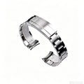 20mm 21mm For Rolex SUBMARINER DAYTONA SUP GMT Fit NH35 NH36 Curved End Interface Men's Oyster Solid Stainless Steel Watchband
