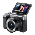 5K 80MP Digital Camera For Photography 18X AF Vlog Camcorder Livestreaming WIFI Webcam Dual Lens Selfie Camera 180° Flip Screen
