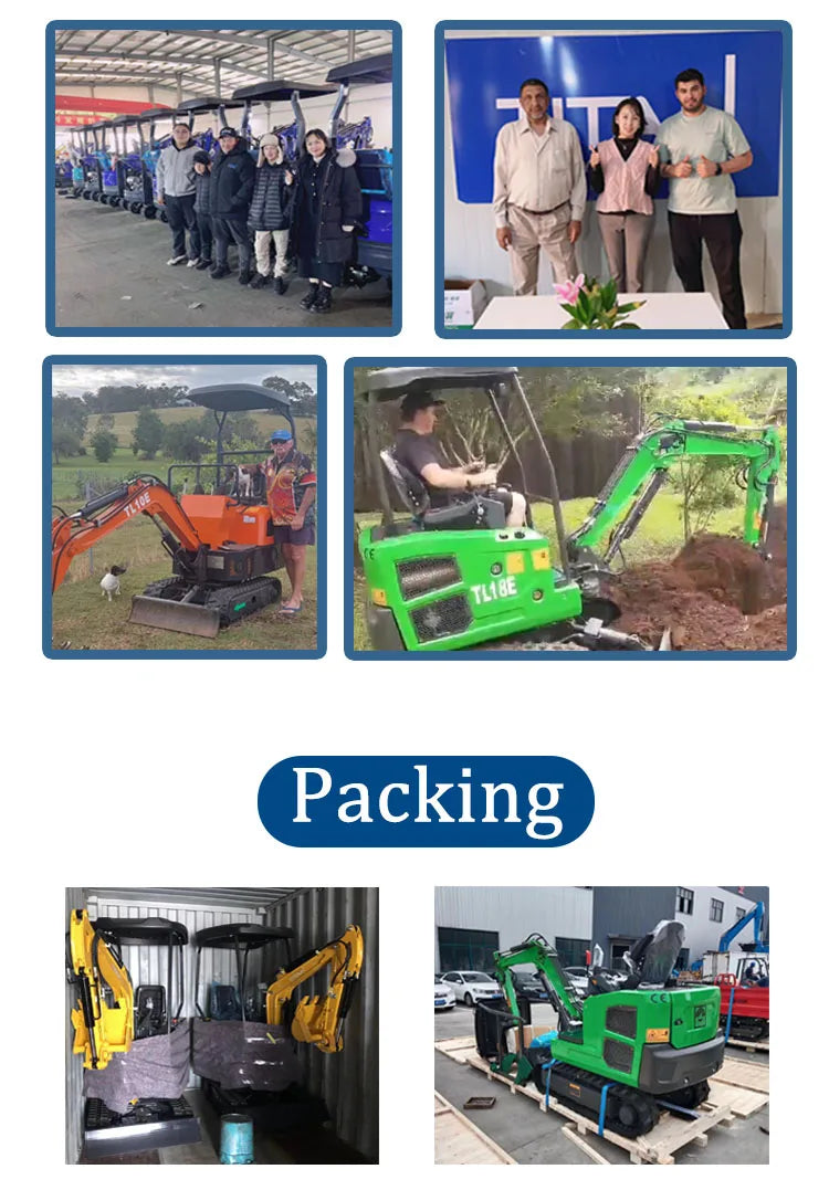 3.5 Ton Mini Excavator – EPA-Certified Compact Crawler Digger for Farm & Construction