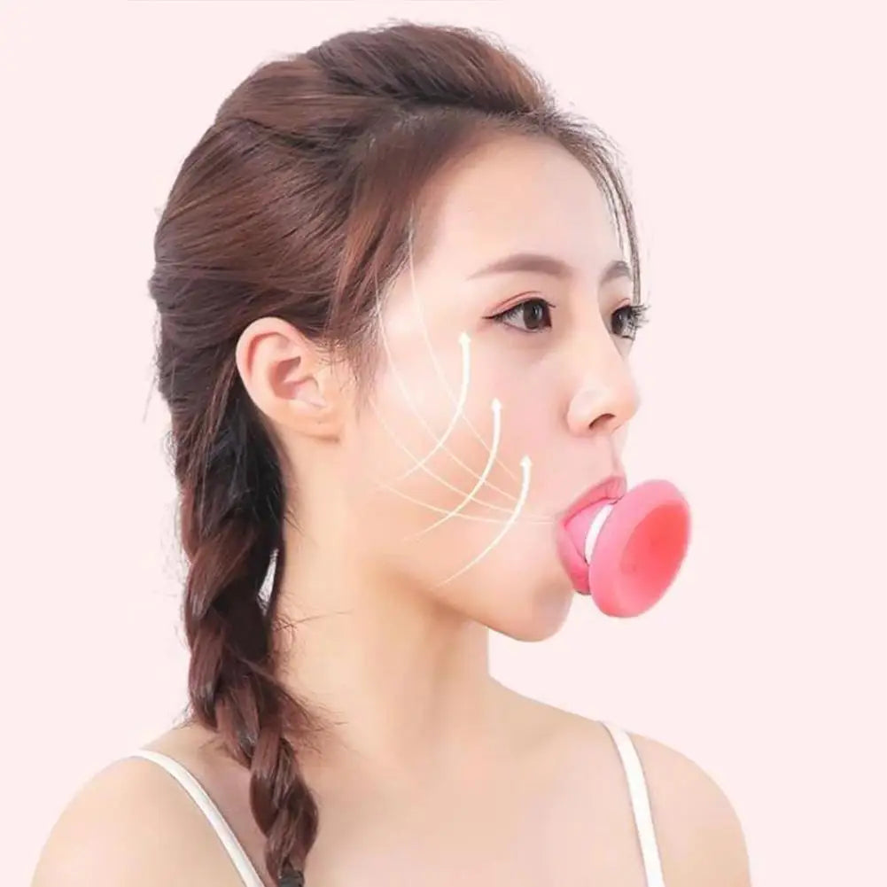 Facial Massager Face Masseter Trainer Silicone Face Lifting Tightening Nasolabial Folds Removal Shaping Slimming Tool