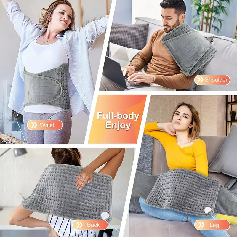 lectric Heating Pad Blanket 9 Levels Constant Temp 4 Mode Timer Thermal Mat Fast Warm for Abdomen Hand Back Body Winter Heating
