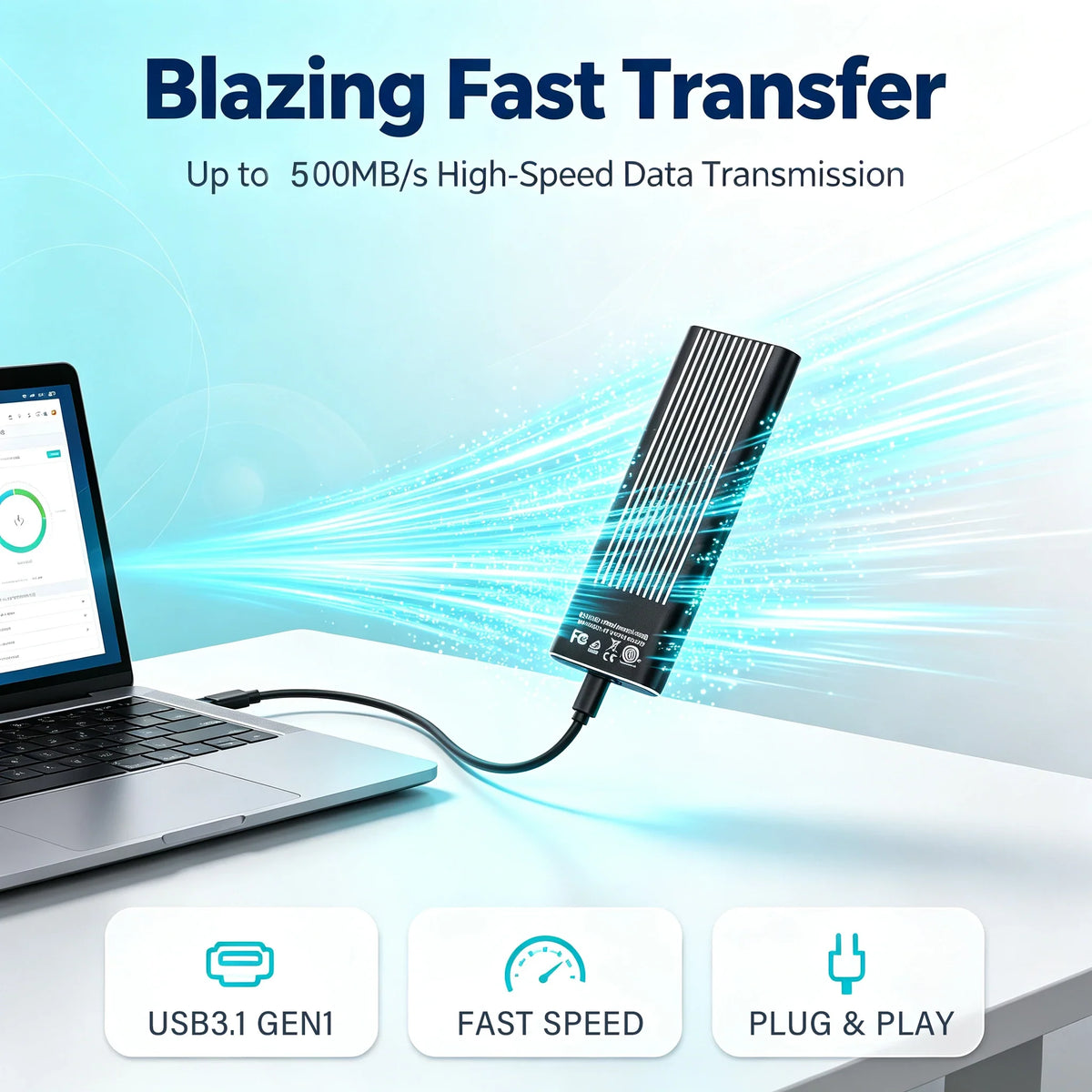 Mini Portable SSD 12TB High‑speed Authentic High‑performance for Desktop PC Mac Surveillance Monitoring Video File Data Storage