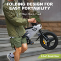 A02 Electric Folding Bike With 250W Motor 14inch Wheels 36V 6.4Ah Battery Kids Ebike