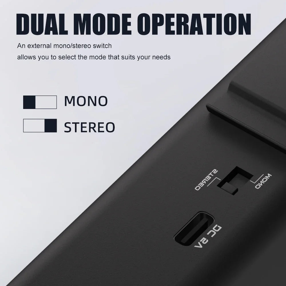 Headphone Amplifier G-MARK P3 Personal In-Ear Monitor Amplifier Stereo/Mono For Musicians DJ Stage Built-in Lithium Battery
