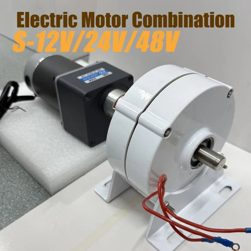 CE Low Noise Low Speed 5KW 8KW 10KW DC Electric Motor Output 3Phase AC Permanent Magnet Generator With Motor Set DIY