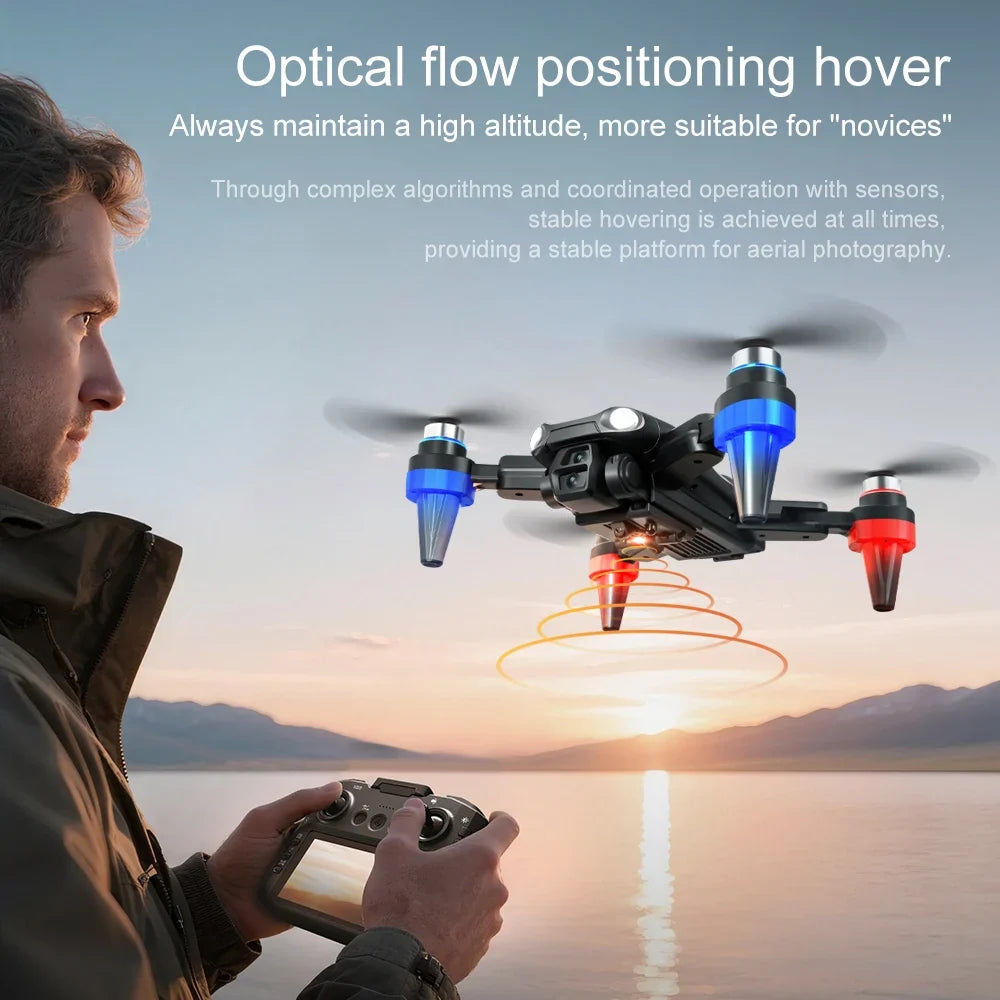 Lenovo M9 GPS Foldable Drone 4K Dual Camera 5G WIFI FPV Brushless Optical Flow Altitude Hold Quadcopter Drone