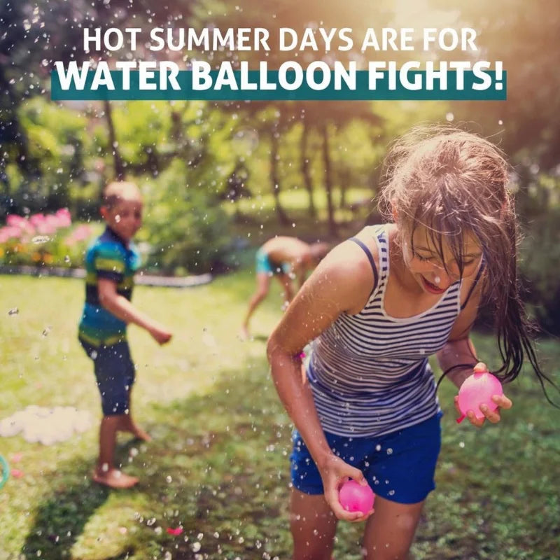 111Pcs Summer Water Bombs: Fast Fill Water Balloons for Pool Party, Outdoor Team Game, Beach Splash Toy, Festival Decor