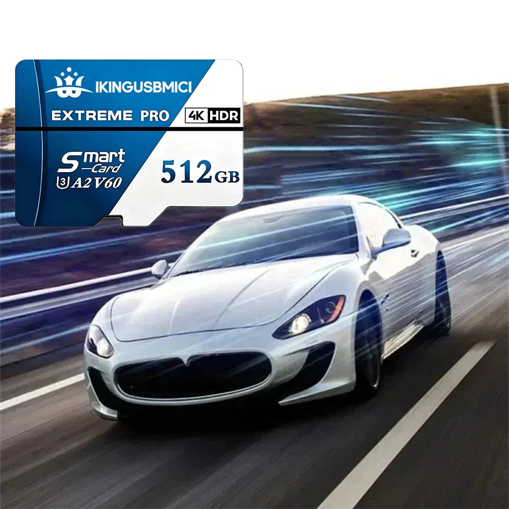 Quick Transfer SD Cards TF Cards Memory Card Micro TF Card 64GB 128GB 256GB 512GB V10 Speed Full HD 4K Fast Transfer for GoPro D