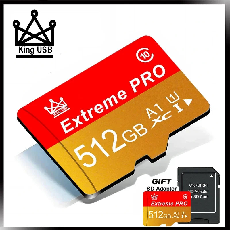 Original For PC Phone Camera Micro TF SD Memory Card Class 10 64GB 512GB 256GB 64GB 128GB Micro TF SD TF Flash Card 64 128 GB Mi