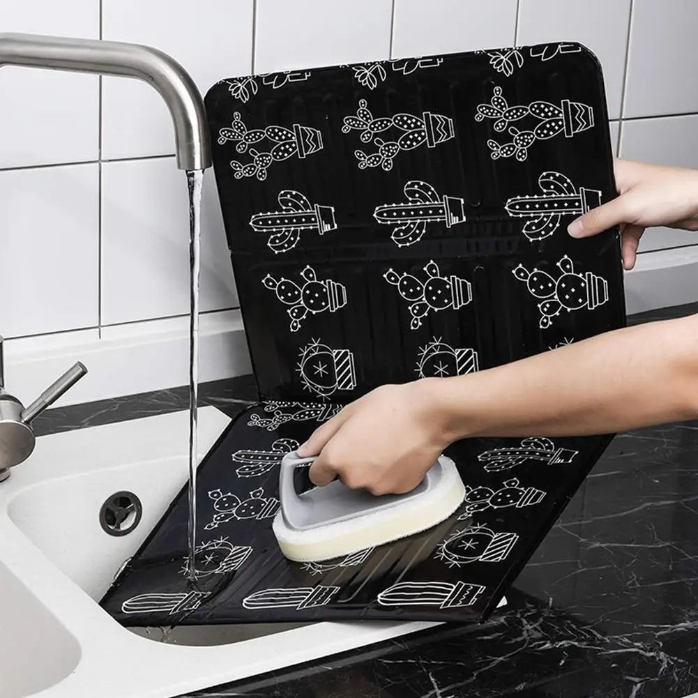 Aluminum Foldable Kitchen Gas Stove Baffle Plate Kitchen Frying Pan Oil Splash Protection Screen Heat Shields Kichen Accessories