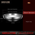 20~26CM Hollow-insulated 304 Stainless Steel Plate Fall Resistant Children-safe Dinding Bowl Scratch Resistant Dish for Banquet