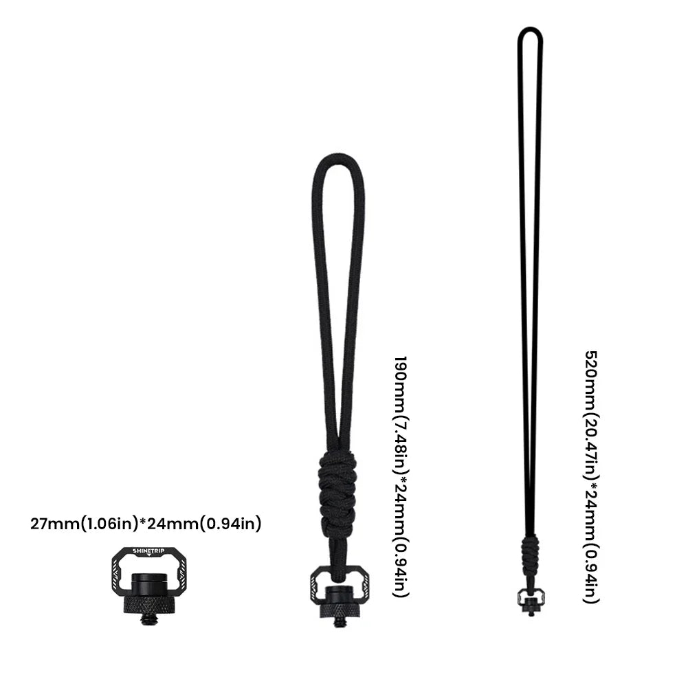 Light Stand 1/4 Thread Camping Light Holder with Lanyard Portable Light Hanger Multifunctional for Light Camera Speaker