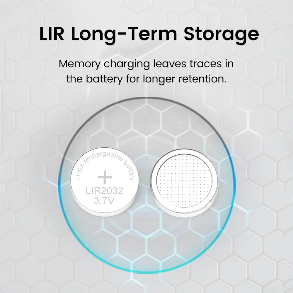 Elough Button Battery Charger For LIR1025/1220/1254/1620/1632/2016/2025/2032/2430/2450 Coin Lithium Batteries Type C Charger