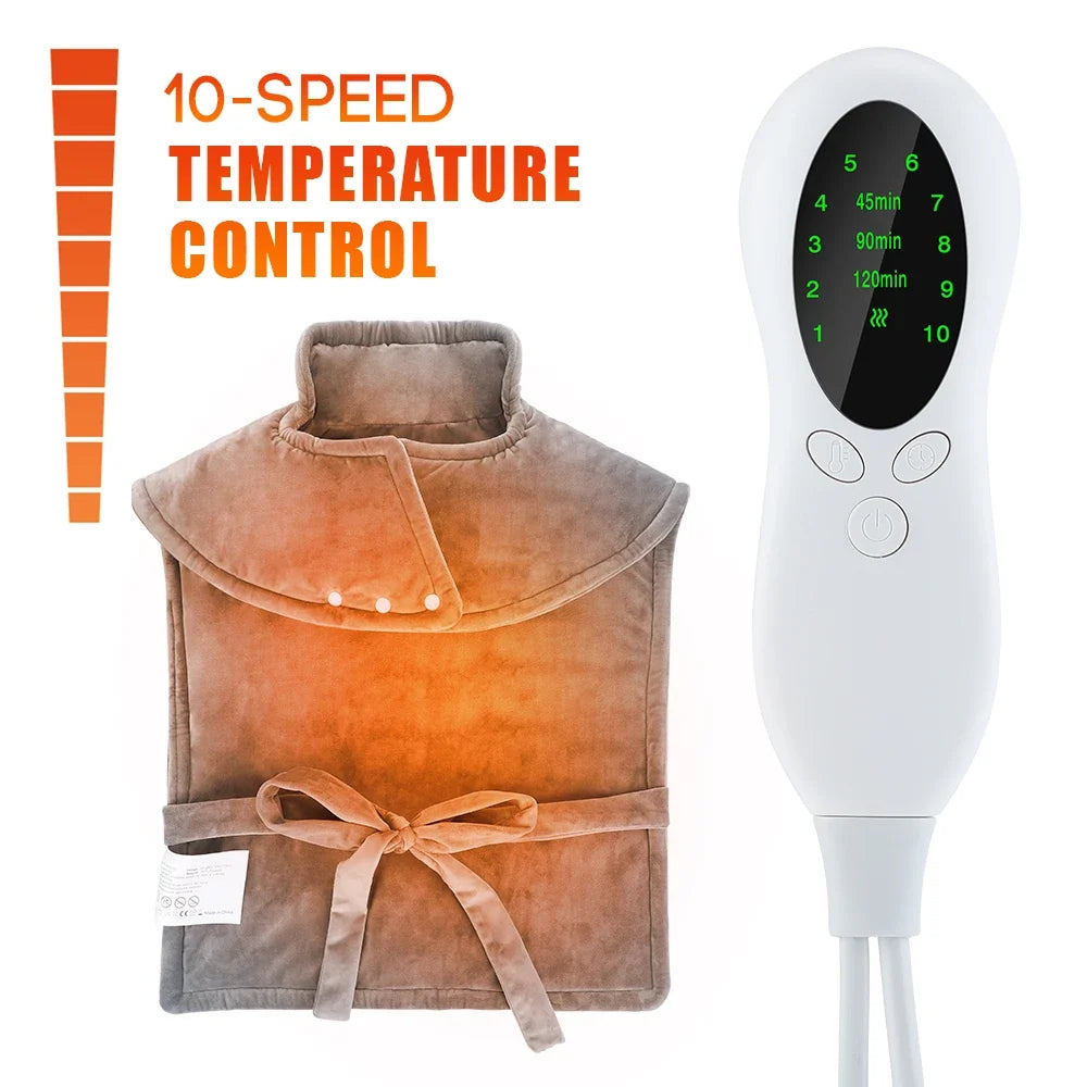 Electric Heating Pad Home Office Use Winter Thermal Blanket Warmer Electro Sheet Pad for Shoulder Neck Sofa Bed Heated Shawl
