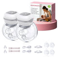 Jheppbay Electric Breast Pump BPA-Free 3 Modes & 12 Levels Hands Free Breastpump with 21/24/27 mm Flange for Breastfeeding