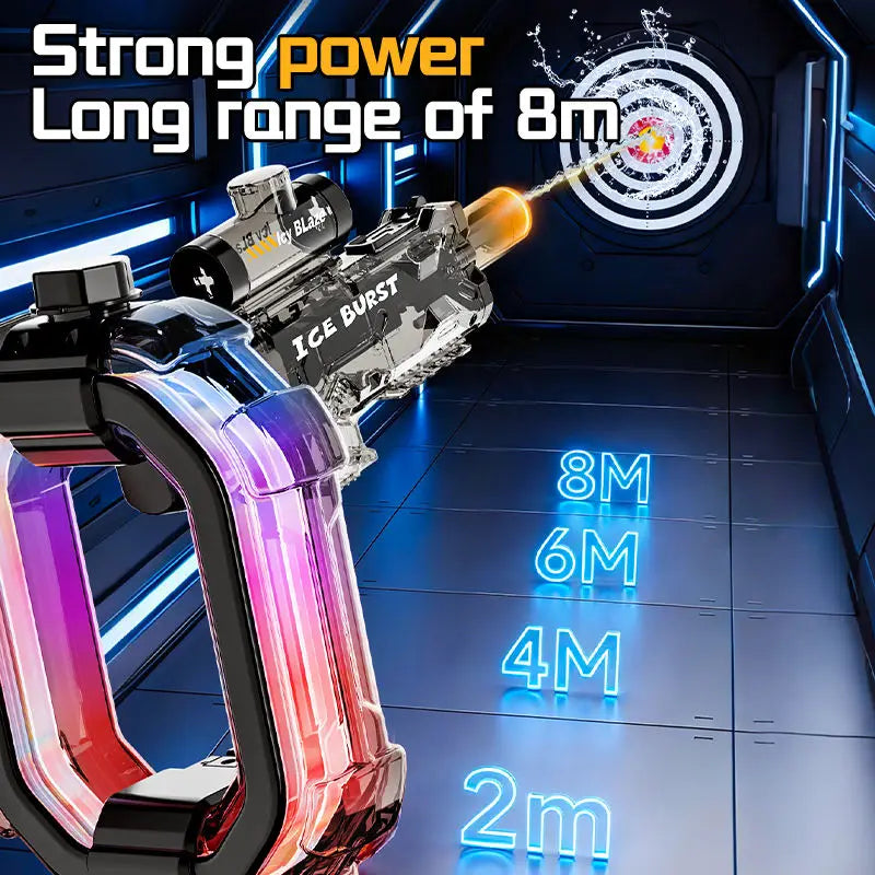 Simulated Firing Electric Water Guns for Adults Powerful Shooting Children Automatic Water Blasters Summer Outdoor Toys for Kids