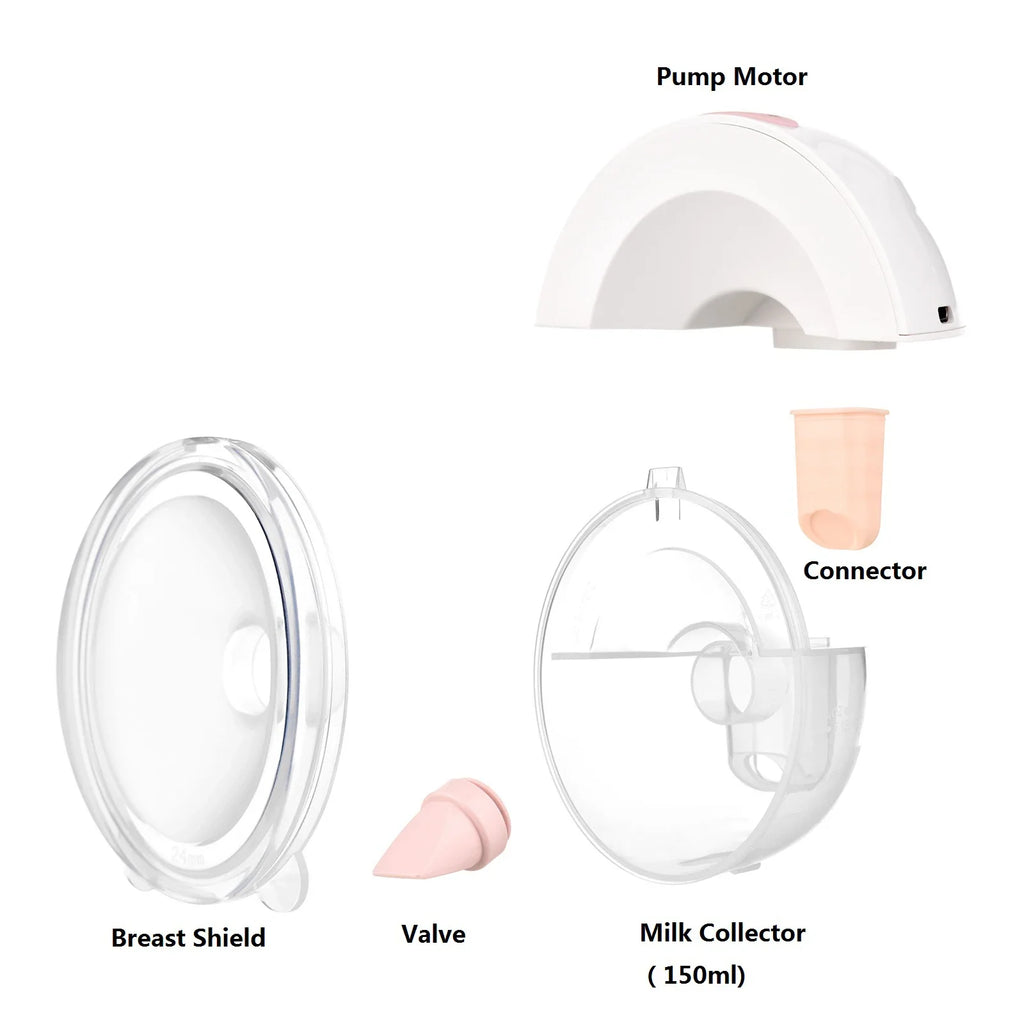 Wearable Breast Pump Hands Free Electric Portable Wearable Breast Pumps BPA-free Breastfeeding Milk Collector
