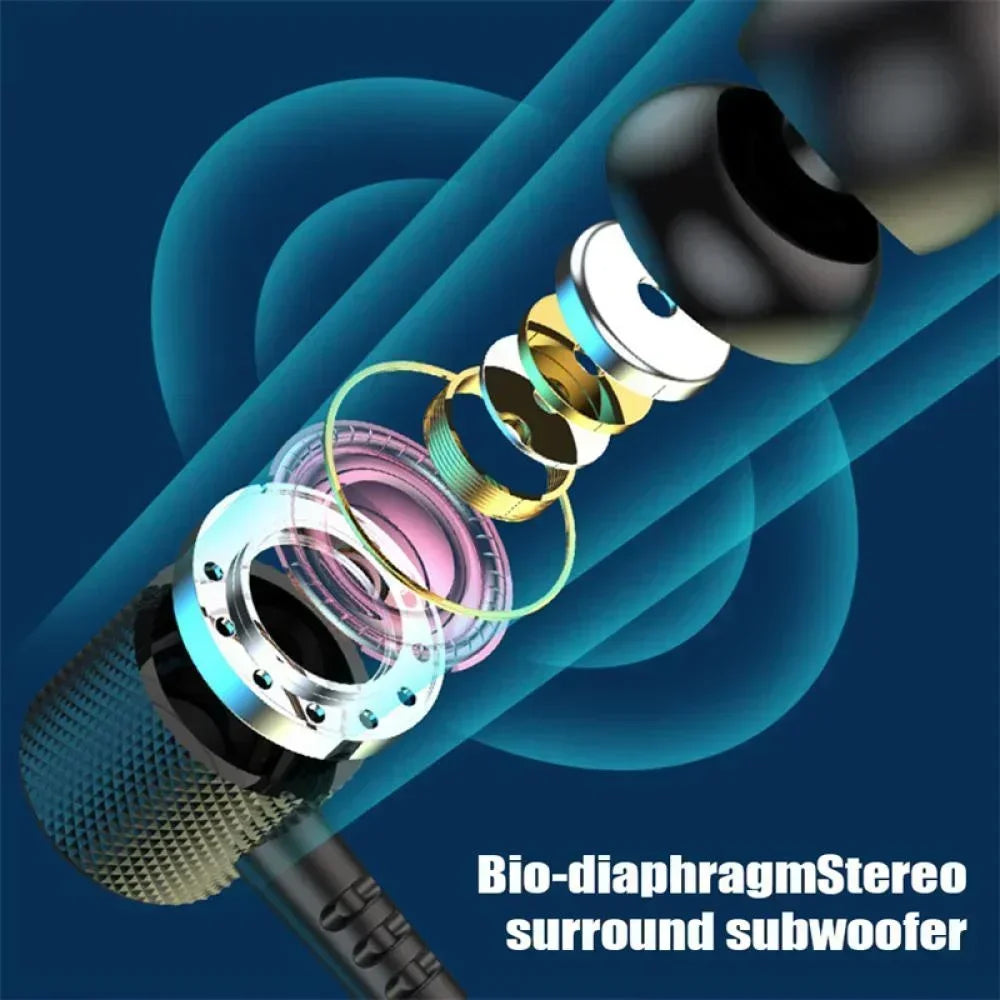 New K58 Bluetooth headset neckband magnetic headset sports running Bluetooth 5.3 headset with microphone