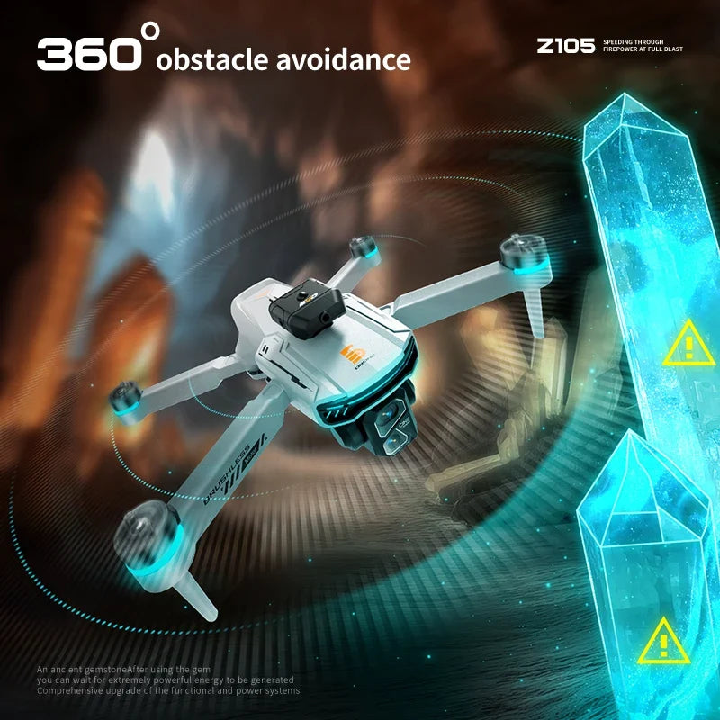 Lenovo Z105 8K Dual Camera Drone Brushless Motor Optical Flow Positioning with 4.3'' Screen Remote Control 15min LongFlight Time