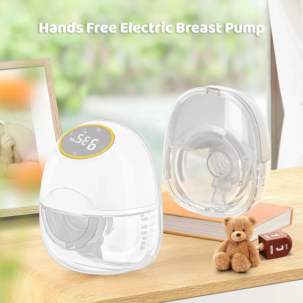 Electric Breast Pumps Portable Hands Free Wearable Breast Pump Silent Comfort Breast Milk Extractor Collector BPA-free