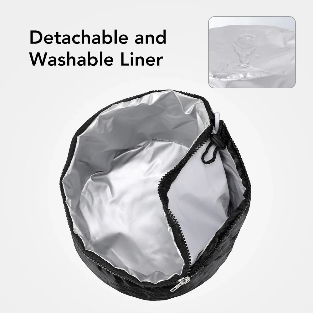Electric Hair Steamer Cap Hair Heating Hat 3 Time Setting10-Level Heat Home Use Thermal for Deep Conditioning Hair Care SPA Cap