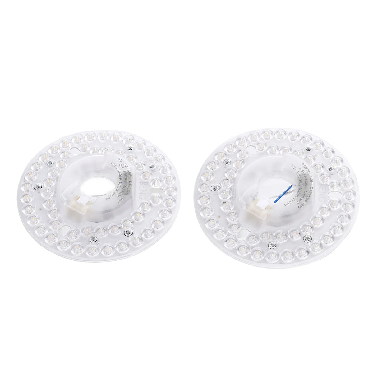Ceiling Fan Light Replacement Panel Memory Function 3CCT 3000K 4000K 6000K Ceiling Fan LED Light 18W Energy Saving for Home