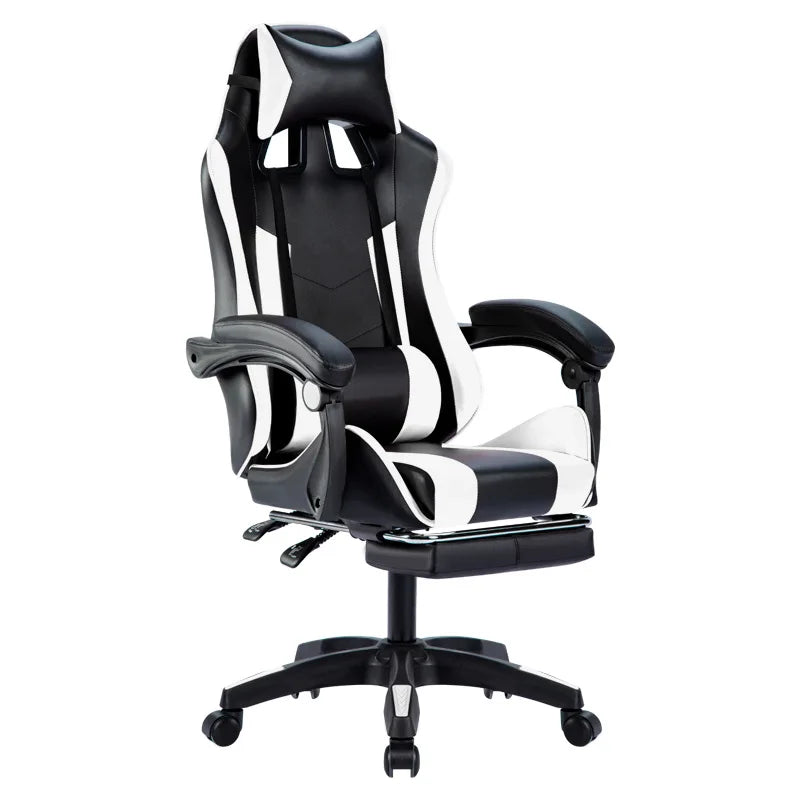 Factory Revolving Gaming Race Chairs for Gamer With Footrest