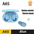 A6S TWS Wireless Headphones Bluetooth Earphone 5.0 Stereo Headset Earbuds with Microphone For iPhone Xiaomi