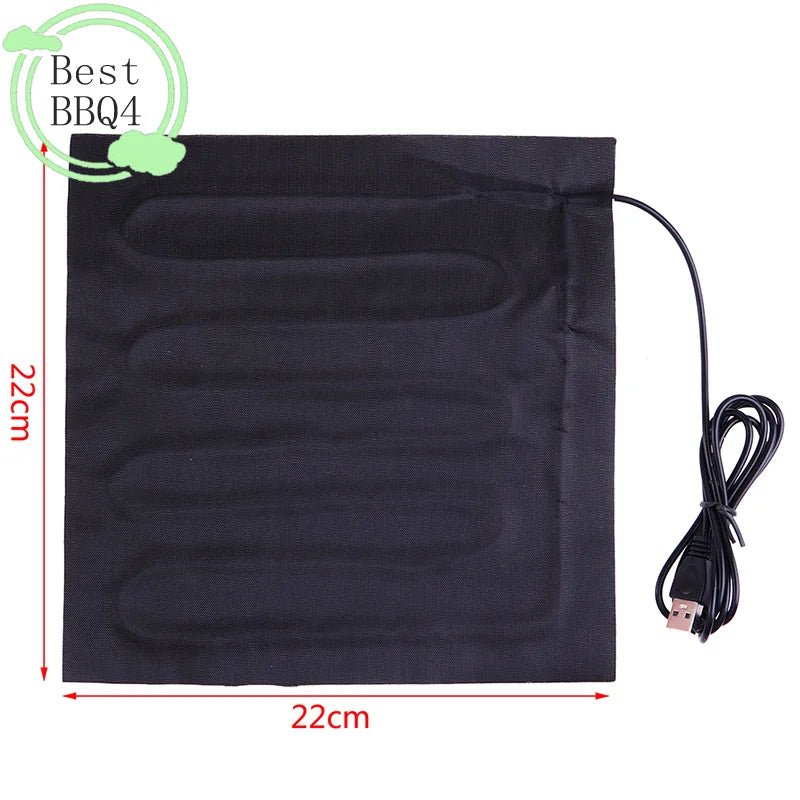 (bbq4)usb 22x22cm 5V Pet Warmer Heating Pad Electric Heater Pad Winter