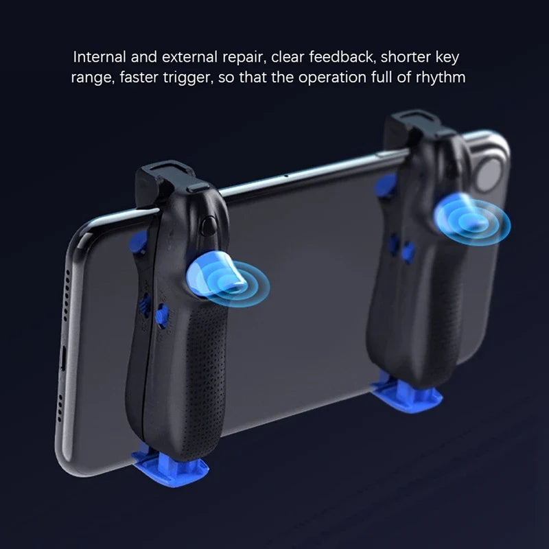 2X Mobile Game Controller Four Finger Gamepad For Pubg Trigger Game For Iphone/ Android Gamepad