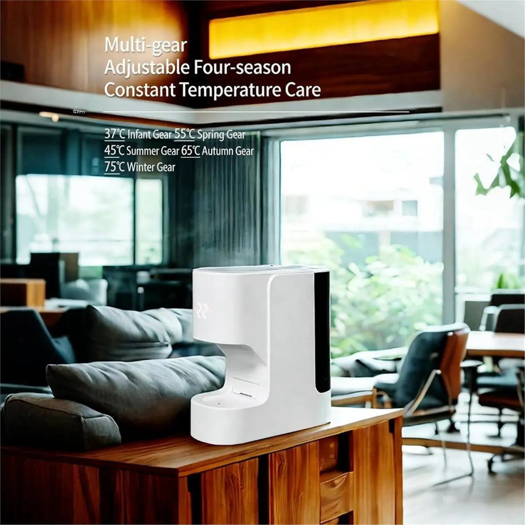 ABZJ Hot Face Towel Heater Machine,55°C Constant Temperature,5-Second Warmth,Smart Voice Alerts,Towel Warmer US Plug