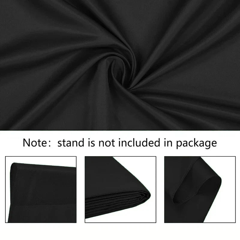 Portable black background fabric, suitable for photography, multifunctional and easy to install background fabric