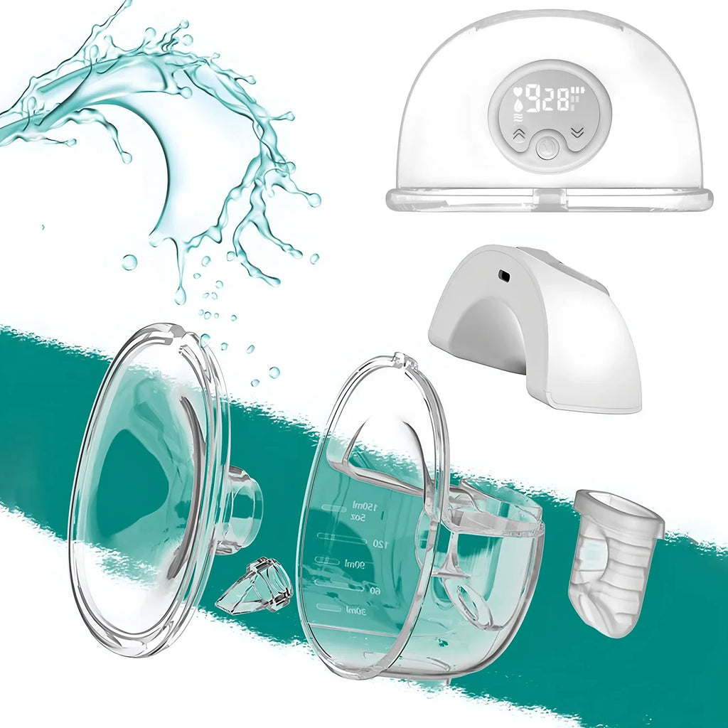 Soft Silicone Integrated Collector Wearable Breast Pump Rechargeable Portable Smart Electric Pump