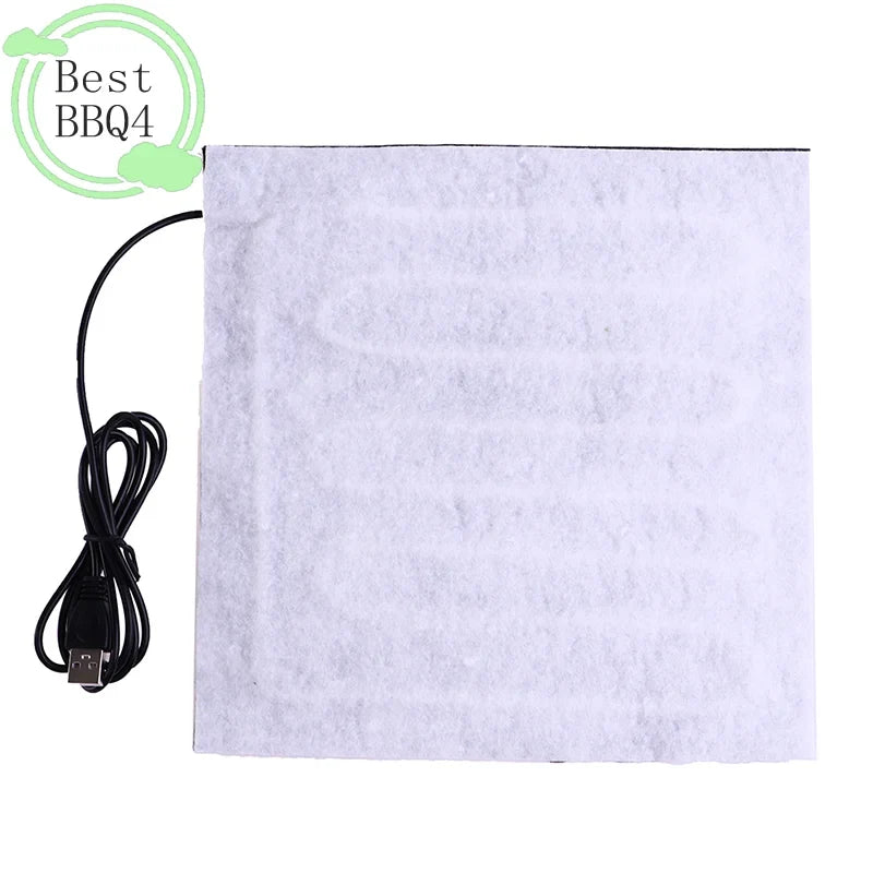 (bbq4)usb 22x22cm 5V Pet Warmer Heating Pad Electric Heater Pad Winter