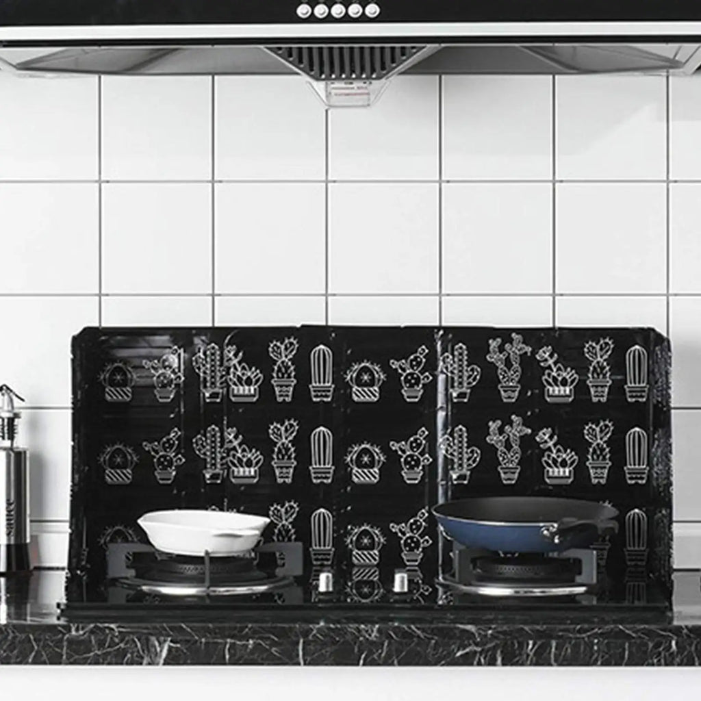 Nonstick 3 Sided Splatter Guard Splatter Guard for Frying Stove Top Metal Splatter Screens for Fine Mesh Oil Splash Guard