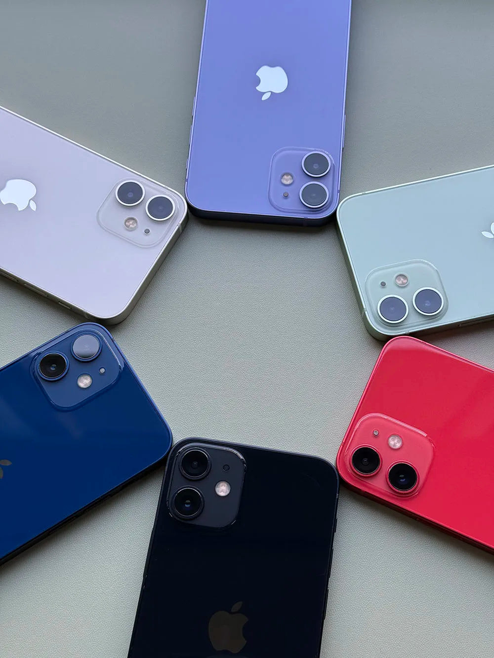 Unlocked Original Apple iPhone 12 Mini Mobile Phones 64GB 128GB 256GB ROM IOS A14 Bionic Hexa Core 5.4'' Dual 12MP 5G 12Mini