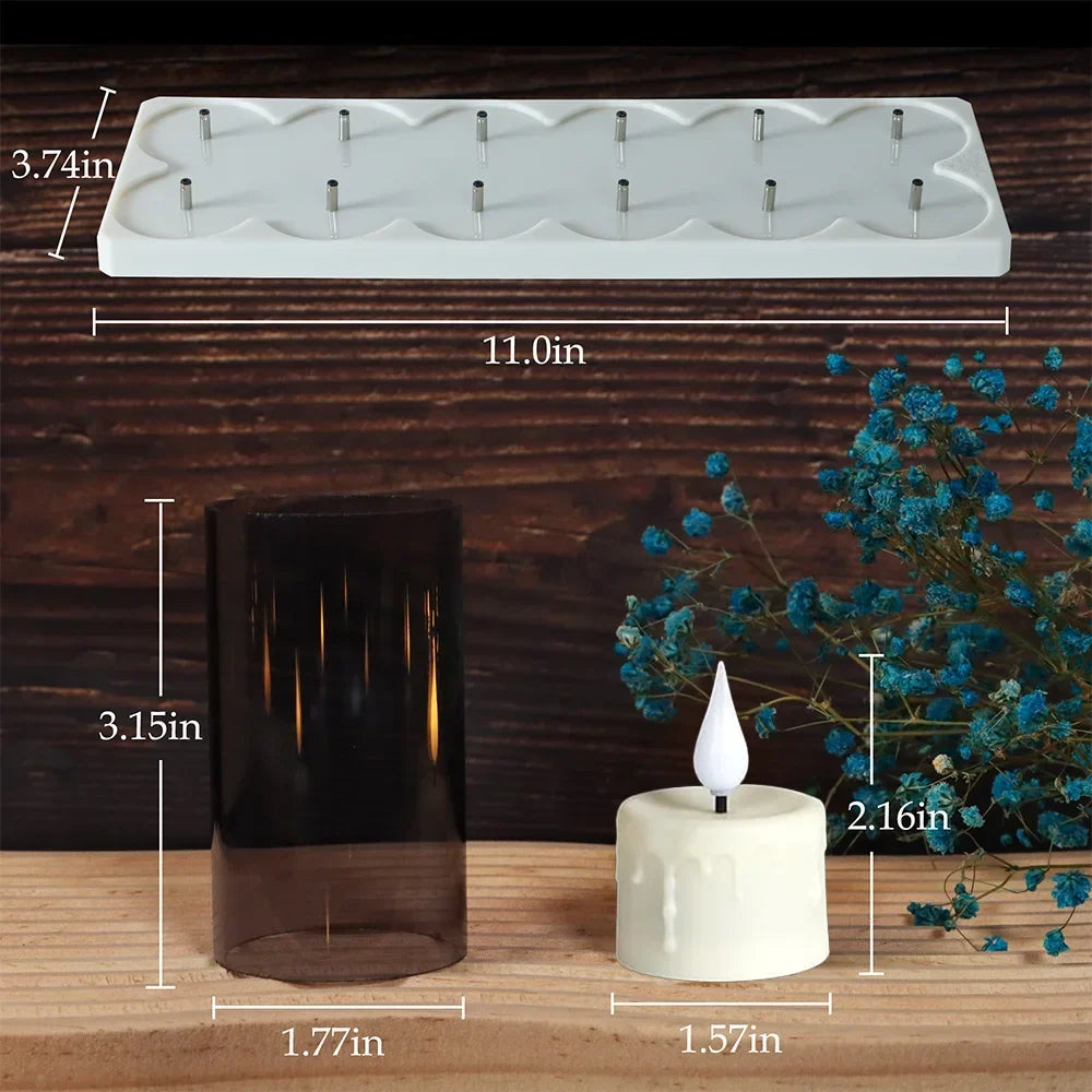 Rechargeable LED Candles With Remote Control LED Candles For Room Decor Birthday Home Decor Festival Decoration Flameless Candle