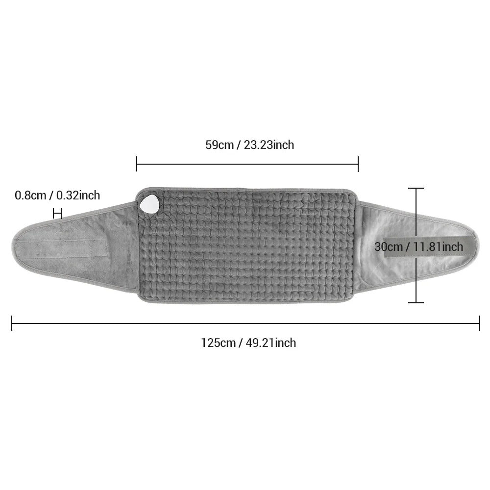 Electric Heating Pad Waist Heated Belt Multifunctional Thermal Blanket for Household Waist Lumbar Back Pad Belt Warmth Tool