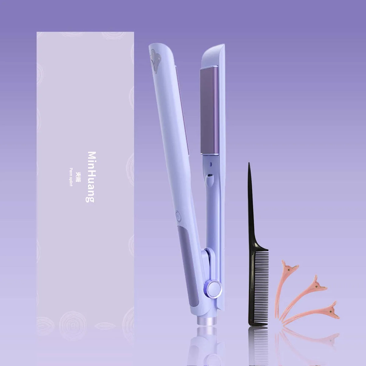 Hair Straightener 4 Adjustable Temperature Settings, 30s Fast Heating, Mini Flat Iron for Smooth, Shiny & Healthy Hair