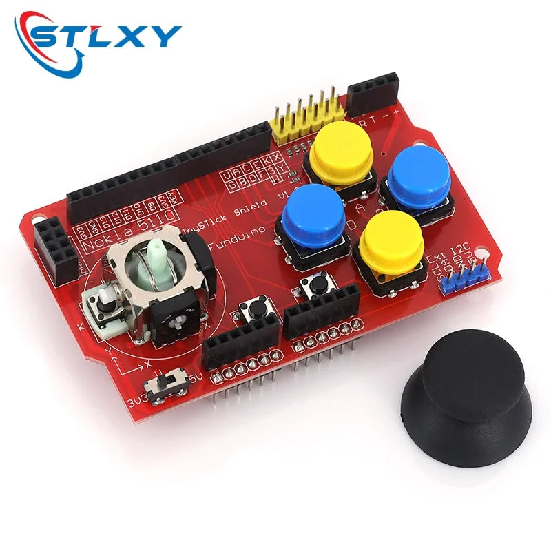 Stlxy JoyStick Shield game joystick extension board for arduino simulates keyboard and mouse functions