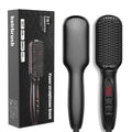 Hair Straightener for Women Hot Comb Anti-Scalding Hair Brush Ceramic Heating Lcd Display Dual Voltage Silent Hair Straightener