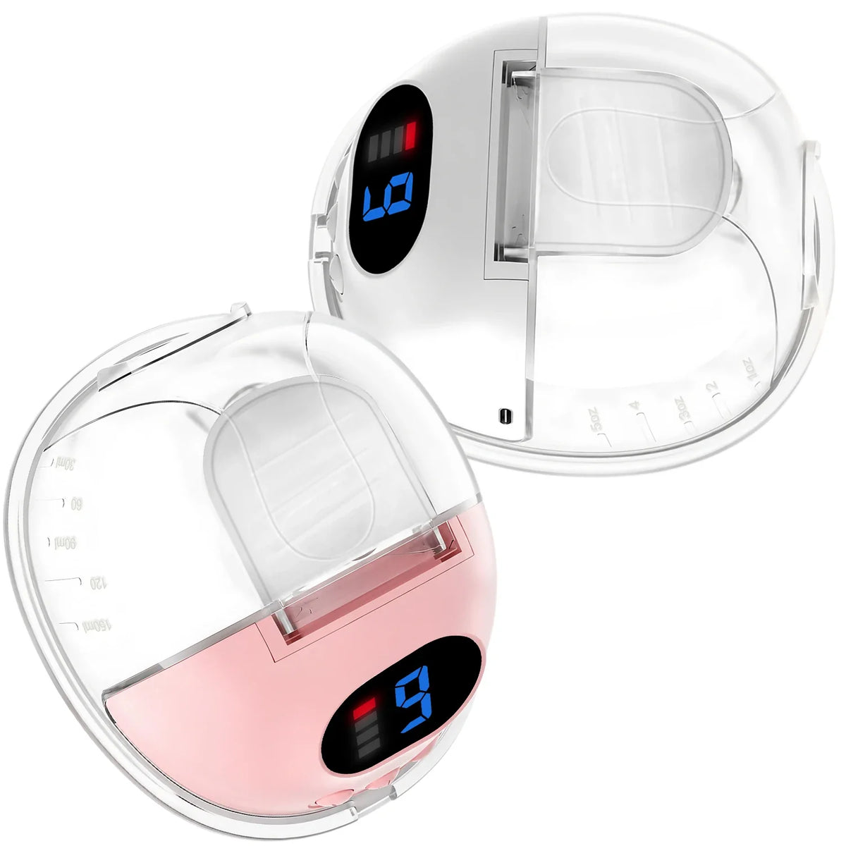 Wearable Wireless Hands Free Electric Breast Pump, New Upgraded Breast Massage Lactation Pump, BPA-Free Breastfeeding Milk Pump