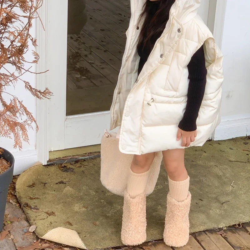 Girls Winter Thermal Boots – Furry Warm Ankle Boots
