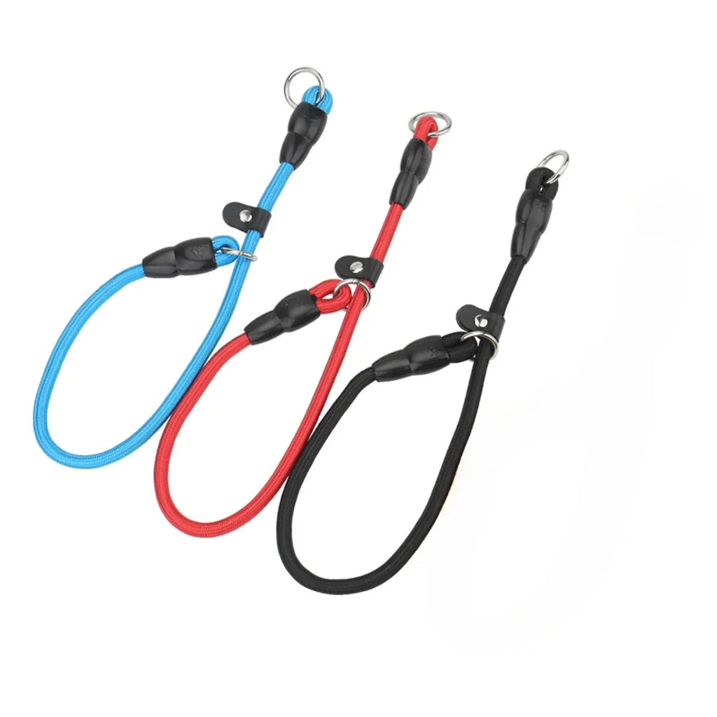 Dog Collar P Chain for Dog Walking Adjustable Dogs Collar P Rope Pet Collars Nylon Dogs Harness Puppy Training Rope Pet Supplies