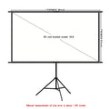 Single triangle bracket projection screen, easy to install, suitable for projection use in bedrooms, offices and other occasions