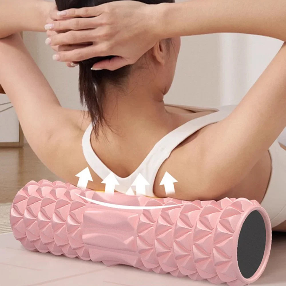 Solid massage roller foam axis massage roller - auxiliary massage muscle relaxation massage stick exercise fitness relaxation ar