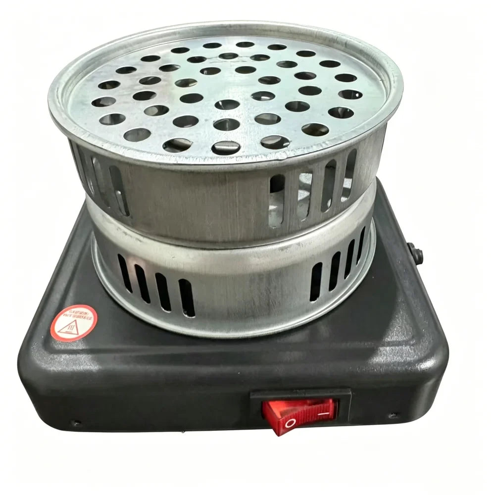 Electric Hookah Charcoal Burner Stove 500W/1000W Shisha Nargile Coal Starter Heater with Handle for BBQ&Smoking