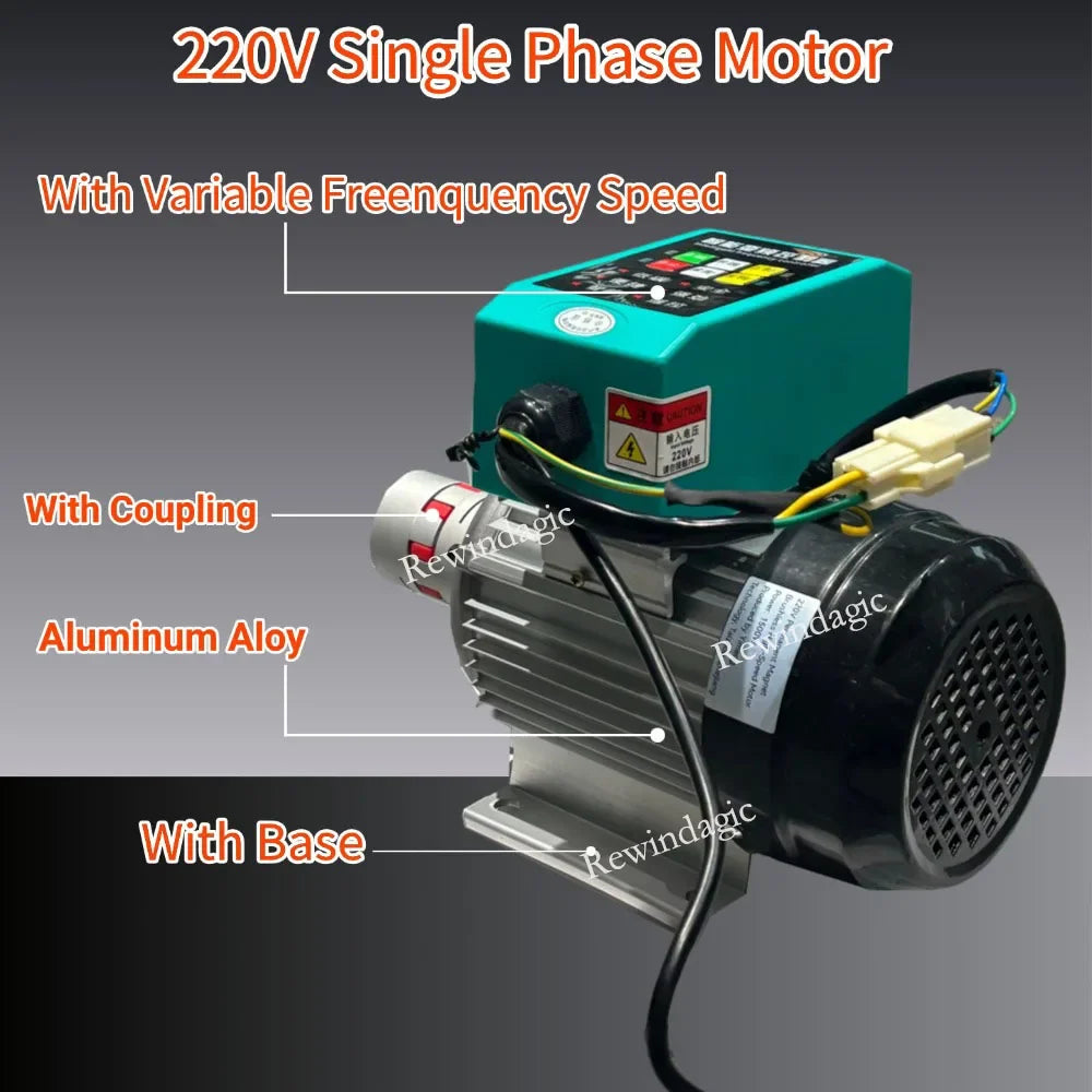 Generator 5KW 10KW 20KW 220V Single Phase Alternator High RPM Permanent Magnet Generator With VFD Electric Motor Household Load