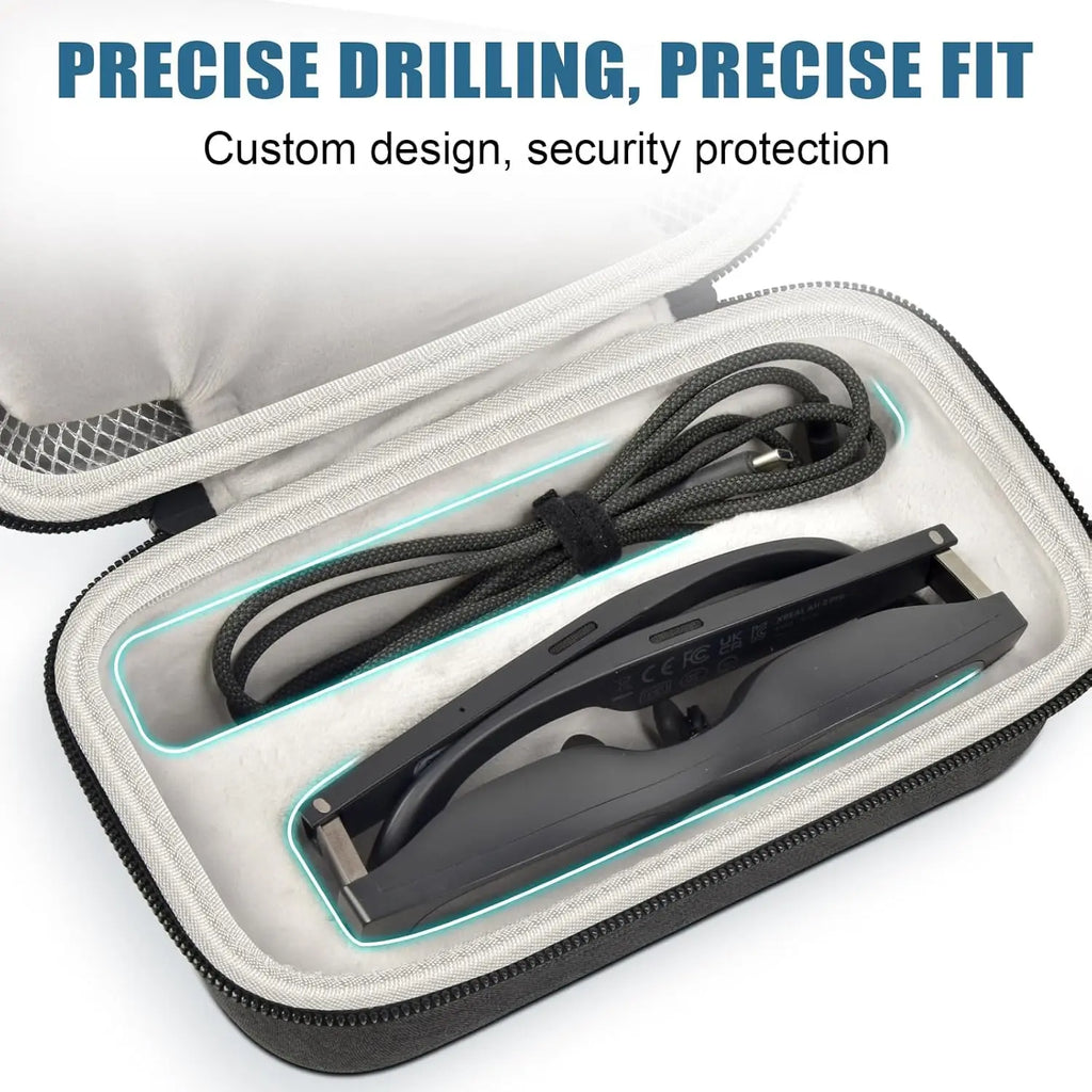 AR Glasses Case for XREAL One Pro / One /Air/2/Pro, for RayNeo Air 3s /Pro Smart Glasses, Hard Box Holds for Beam Pro 3 Box Only